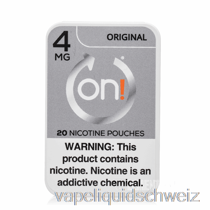 An! Nikotinbeutel – Original 4 Mg Vape Liquid E-Liquid Schweiz